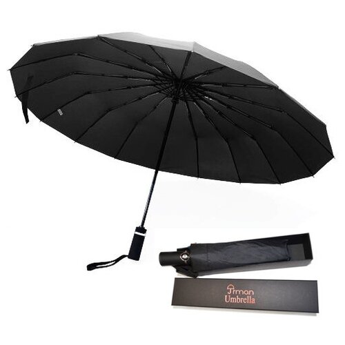 мужской складные зонт arman, черный