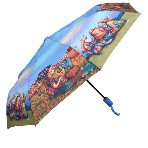 зонт lamberti для девочки, голубой