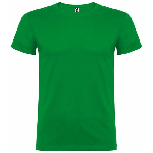 мужская футболка с коротким рукавом roly, зеленая
