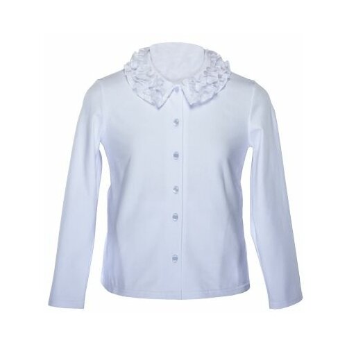 свободные блузка андис для девочки, белая
