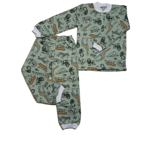 пижама s&sh для мальчика, зеленая