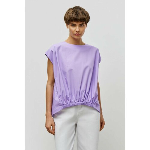 женская блузка с коротким рукавом baon, фиолетовая