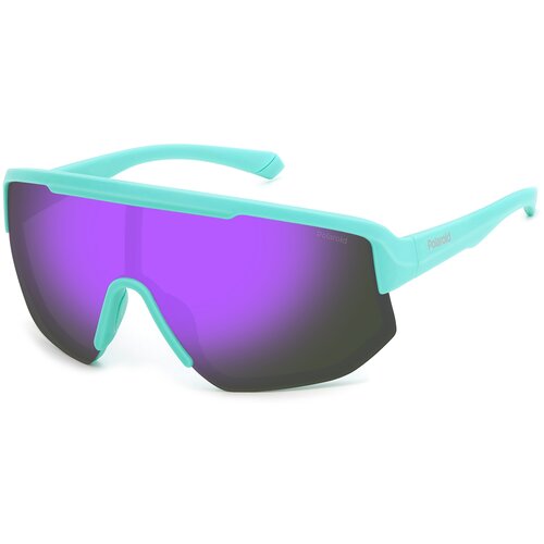 солнцезащитные очки polaroid, голубые
