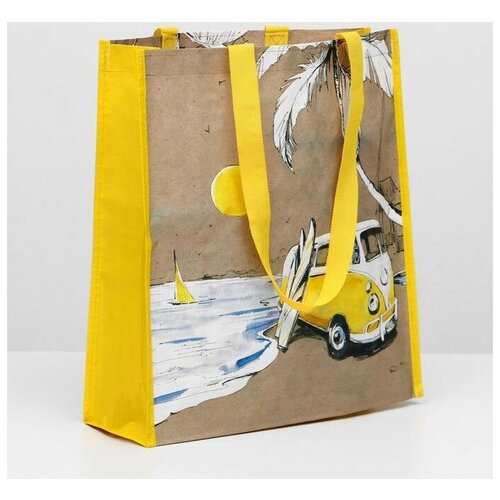 женская сумка-шоперы flando, желтая