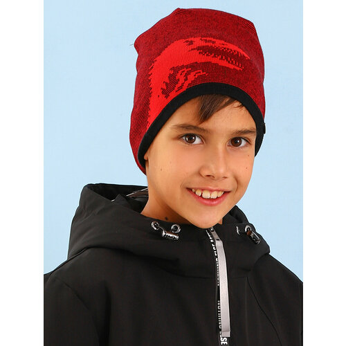 шапка noble people для мальчика, красная