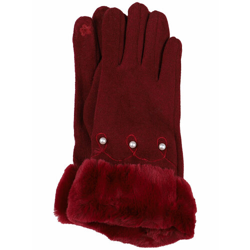 перчатки l’addobbo для девочки, красные