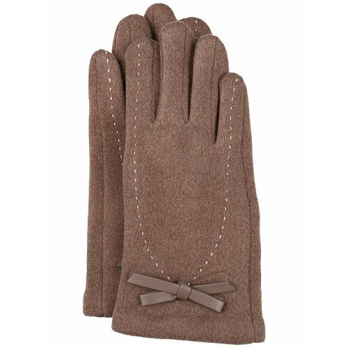 перчатки l’addobbo для девочки, коричневые