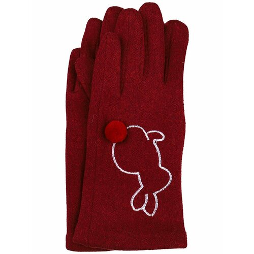 перчатки l’addobbo для девочки, красные