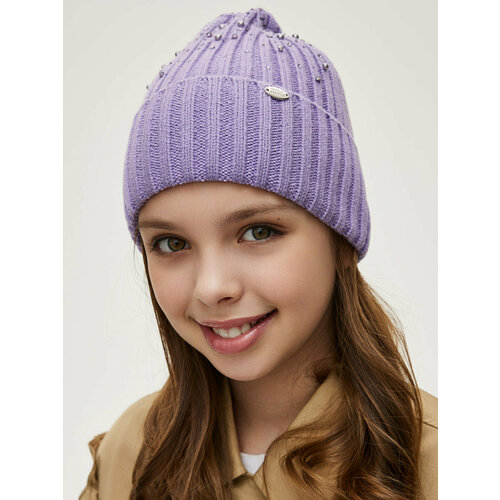 шапка noble people для девочки, фиолетовая
