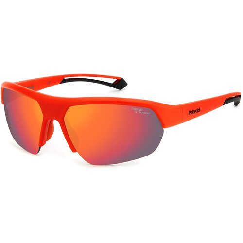 солнцезащитные очки polaroid, оранжевые