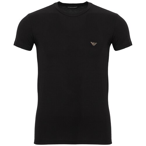 мужская футболка с круглым вырезом ea underwear, черная