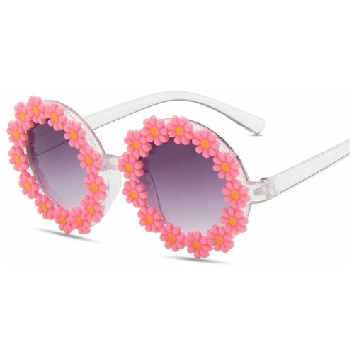 солнцезащитные очки нет бренда для девочки, розовые