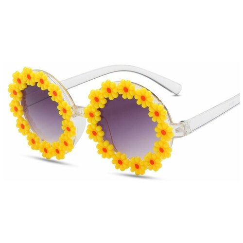 солнцезащитные очки нет бренда для девочки, желтые
