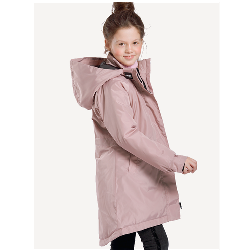 пальто удлиненные orso bianco для девочки, розовое