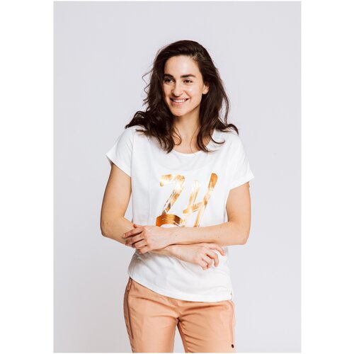 женская футболка с коротким рукавом zhrill, оранжевая