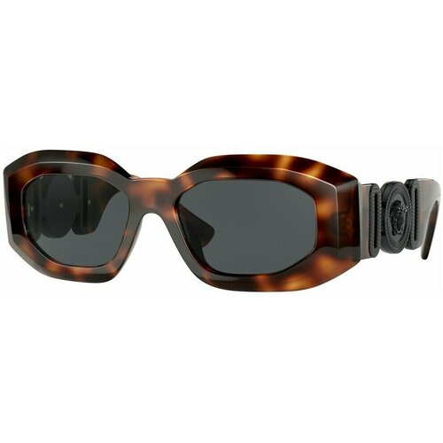 мужские солнцезащитные очки versace, коричневые