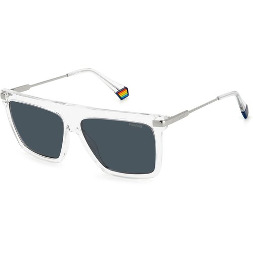 мужские солнцезащитные очки polaroid, белые