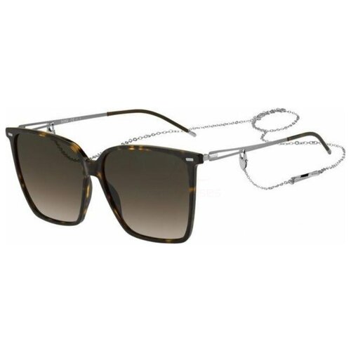 женские солнцезащитные очки hugo boss, коричневые