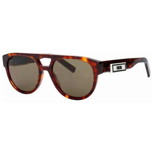 мужские солнцезащитные очки christian dior, коричневые