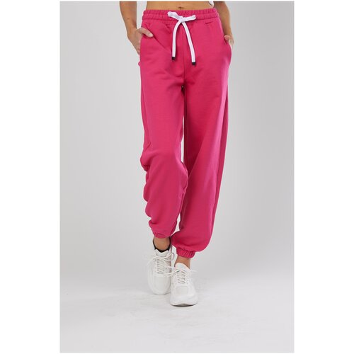 женские брюки джоггеры j.b4, розовые