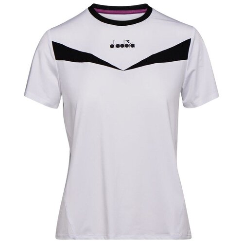 женская спортивные футболка diadora, белая