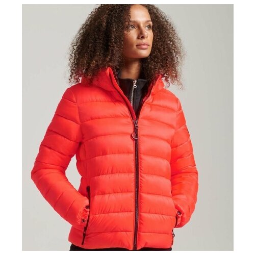 женская сноубордические куртка superdry, красная