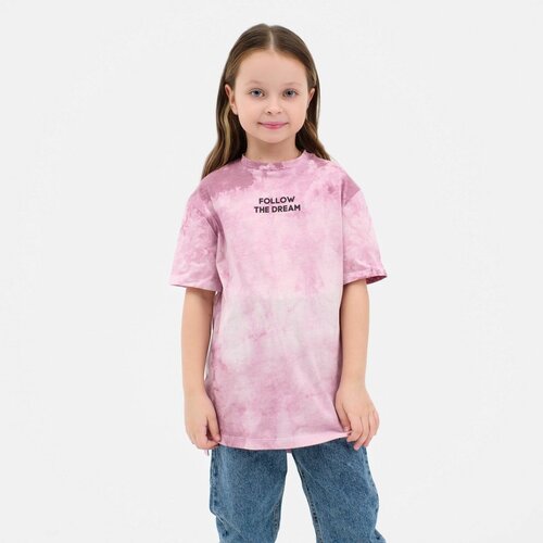 футболка с длинным рукавом kaftan для девочки, фиолетовая