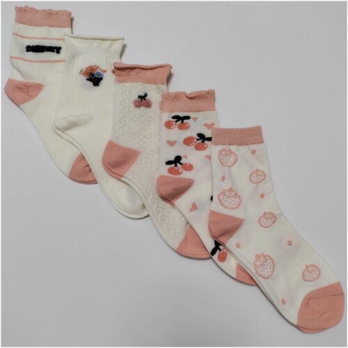 женские носки kataya, розовые