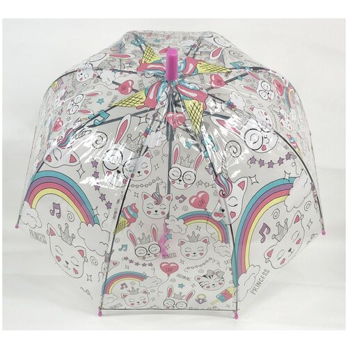 зонт нет бренда для девочки, разноцветный