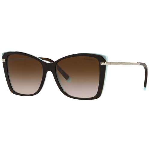 женские солнцезащитные очки tiffany&co, коричневые