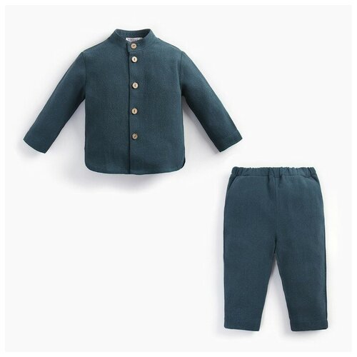 повседневные брюки minaku для мальчика, синие