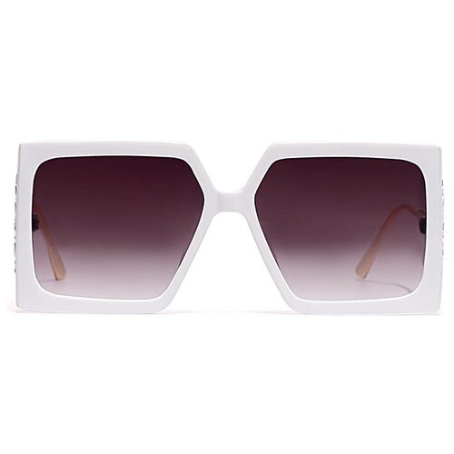 женские солнцезащитные очки vitacci, белые