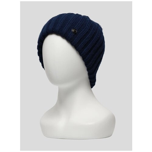 женская шерстяные шапка vitacci, синяя