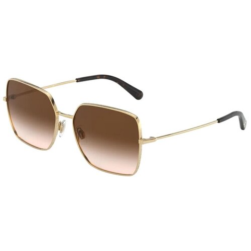 женские квадратные солнцезащитные очки luxottica, коричневые