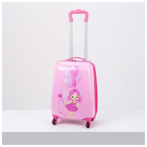 чемодан сима-ленд для девочки, розовый