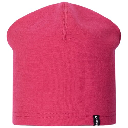шерстяные шапка reima для девочки, розовая