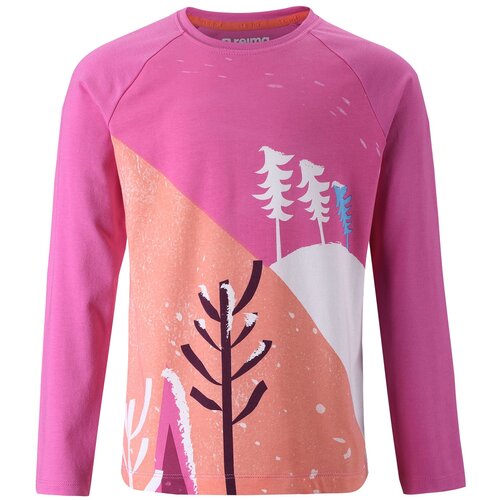 свитер удлиненные reima для девочки, розовый