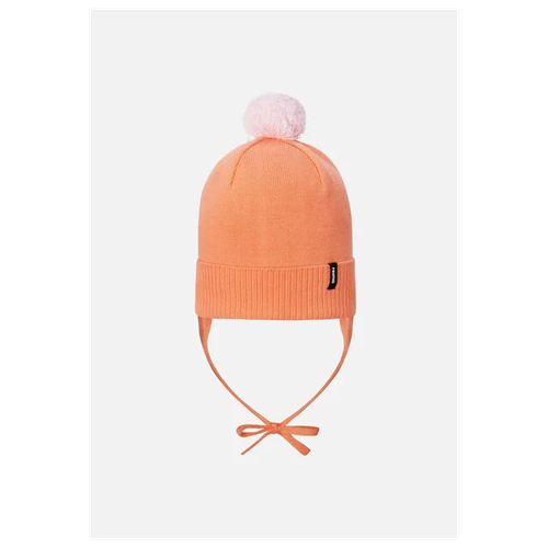 шапка-бини reima для девочки, оранжевая