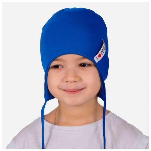 шапка hohloon для мальчика, синяя