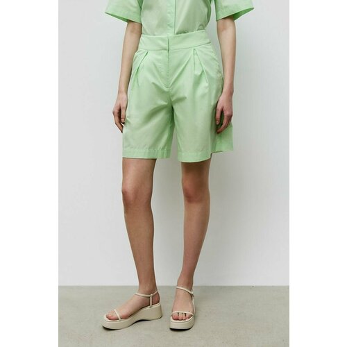 женские классические шорты baon, зеленые
