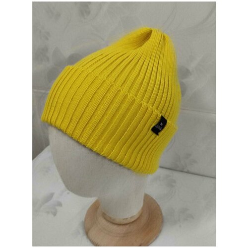 женская шапка lastochka, желтая
