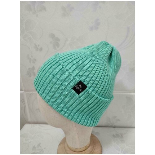 женская шапка lastochka_knit_wear, зеленая