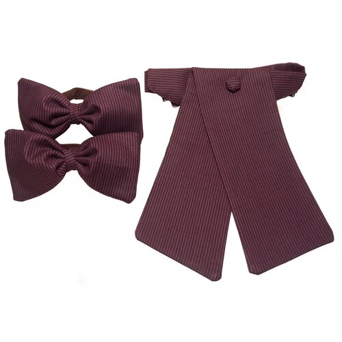 галстуки и бабочки bontik для девочки, фиолетовые