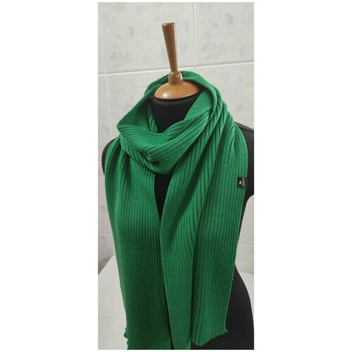 женский шерстяные шарф lastochka_knit_wear, зеленый