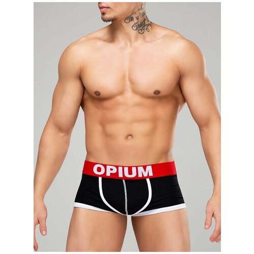 мужские трусы-боксеры opium, черные