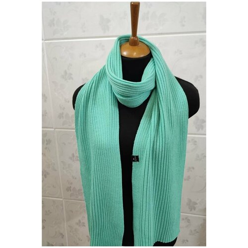 женский шерстяные шарф lastochka_knit_wear, зеленый