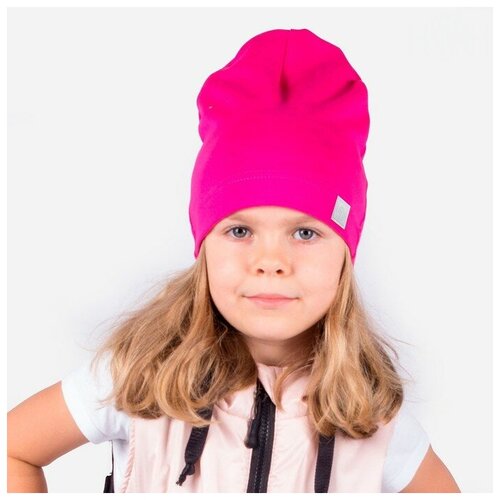 шапка hohloon для девочки, розовая