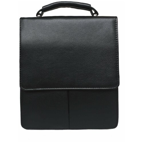 мужская кожаные сумка sakvoyage, черная