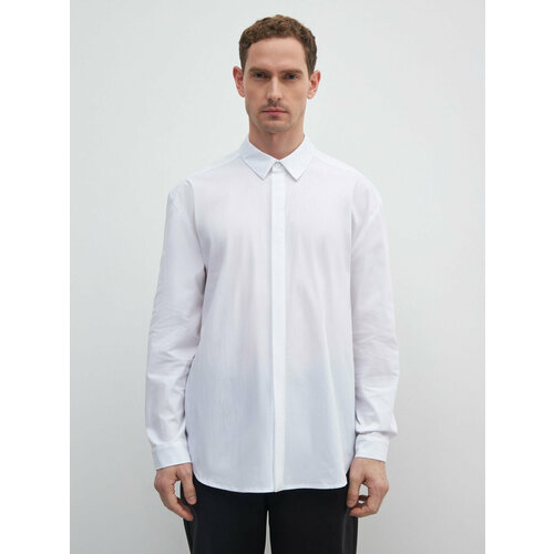 мужская рубашка с длинным рукавом gate31, белая