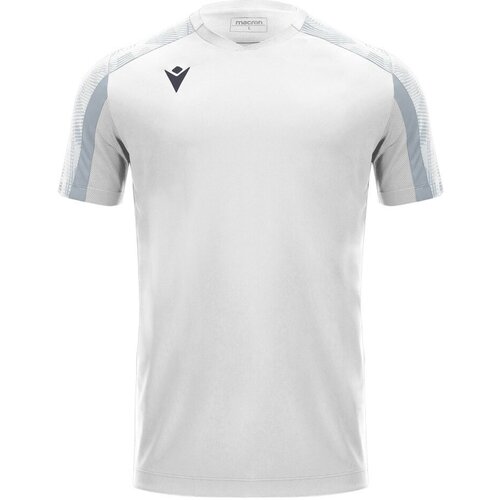 мужская футболка с v-образным вырезом macron, голубая